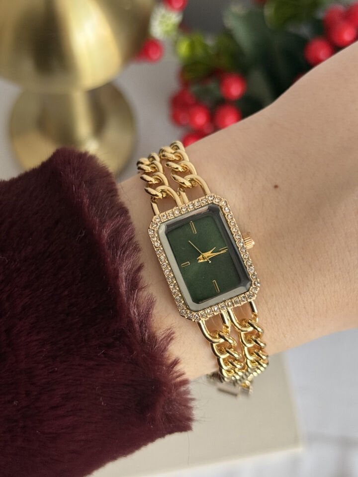 Çift Zincir Detay Tasarım Saat