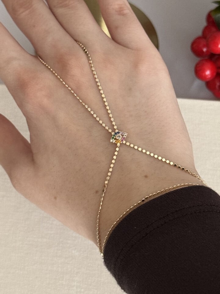 Renkli Evil Eye Şahmeran