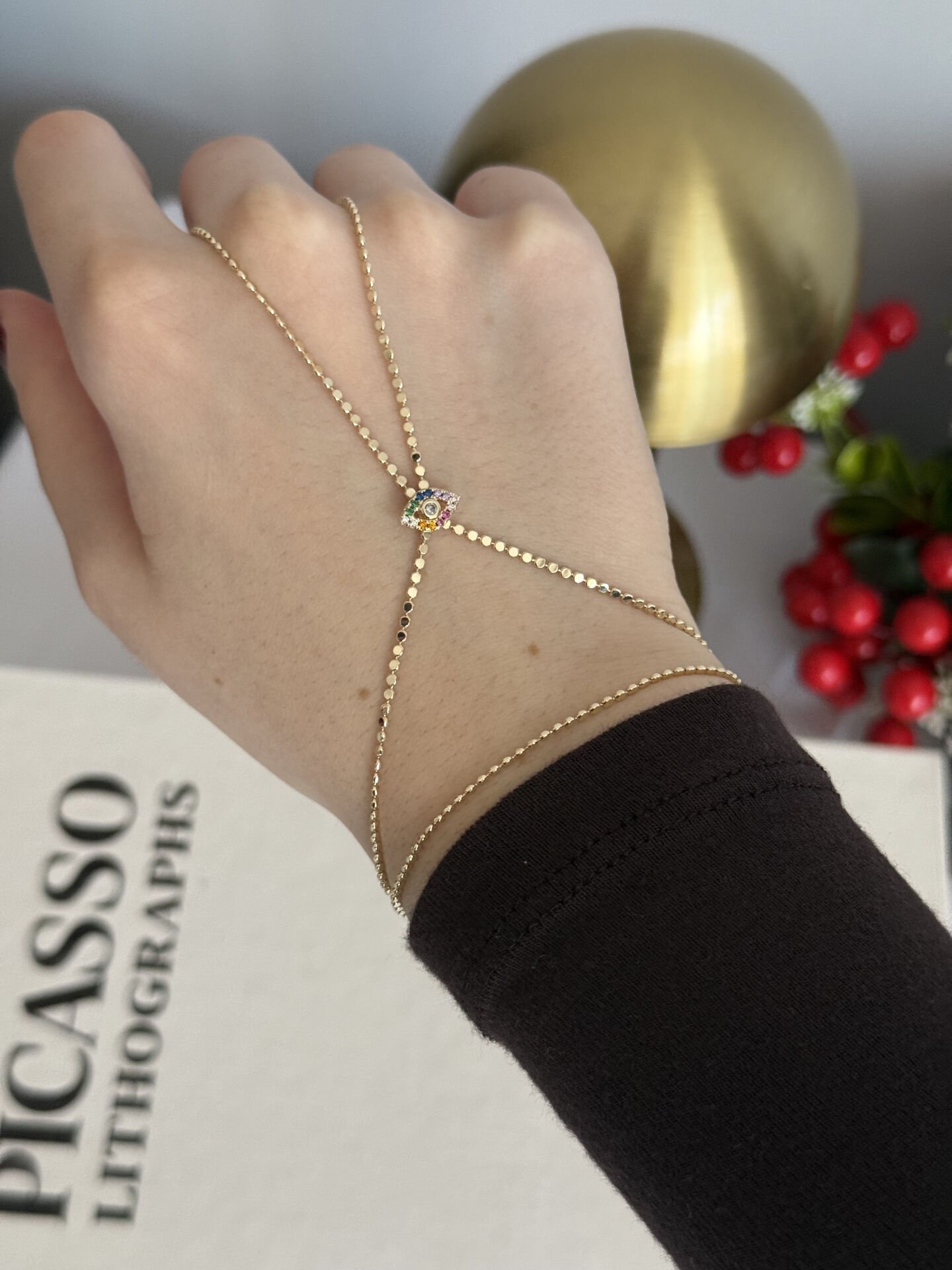 Renkli Evil Eye Şahmeran