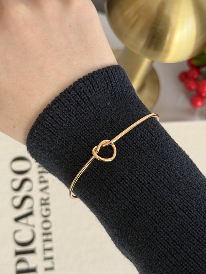 Gold Düğüm Bileklik