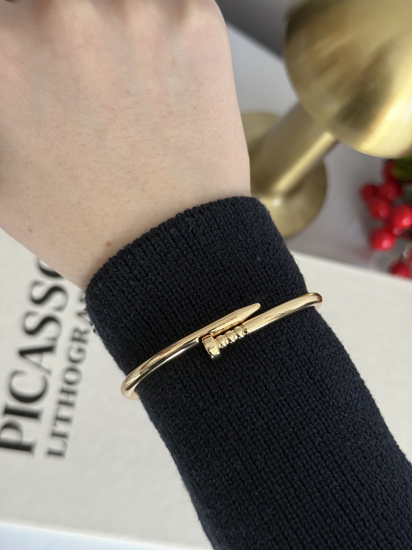 Nail Model Cuff Bracelet