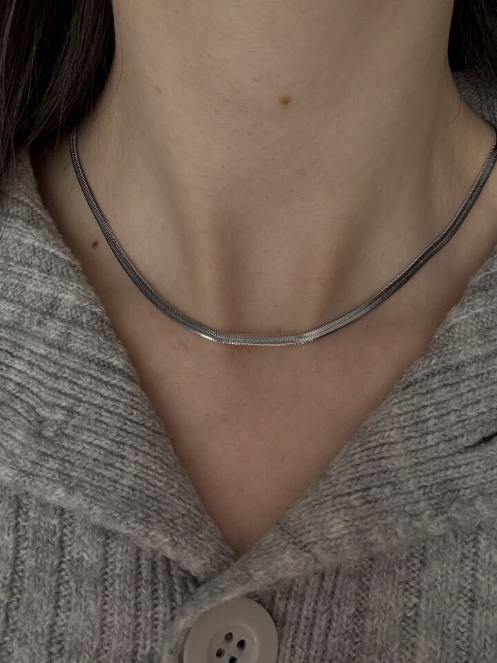 Silver Italian Chain Necklace