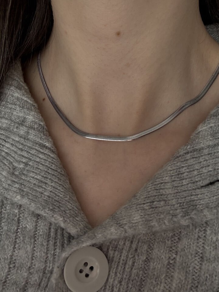 Silver Italian Chain Necklace