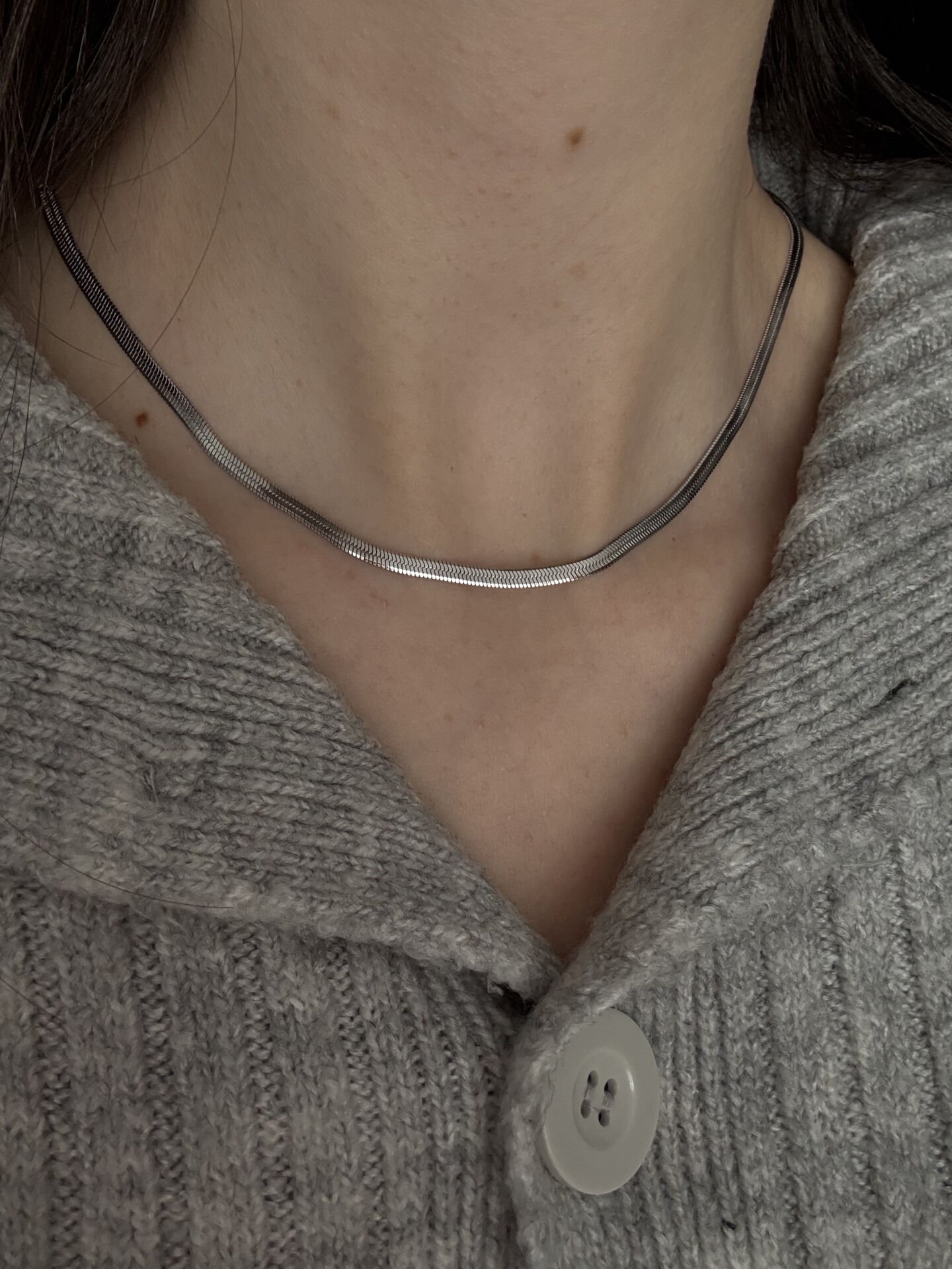 Silver Italian Chain Necklace