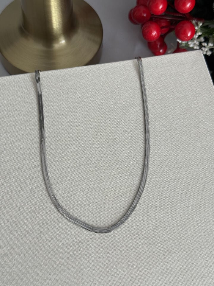 Silver Italian Chain Necklace