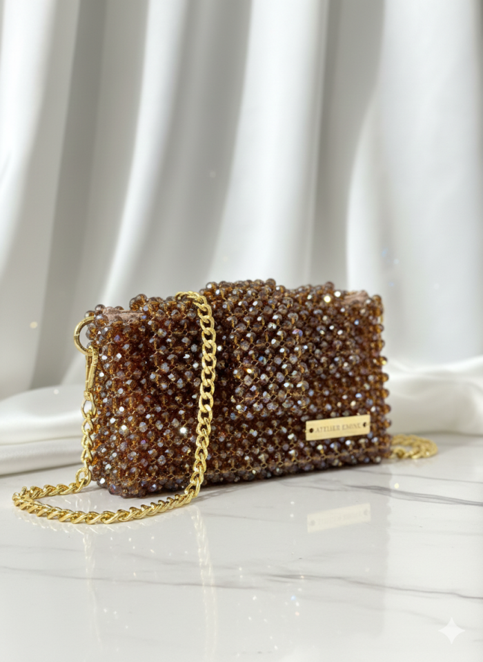 Caramel Toffee Mousse – Özel Üretim Kristal Çanta