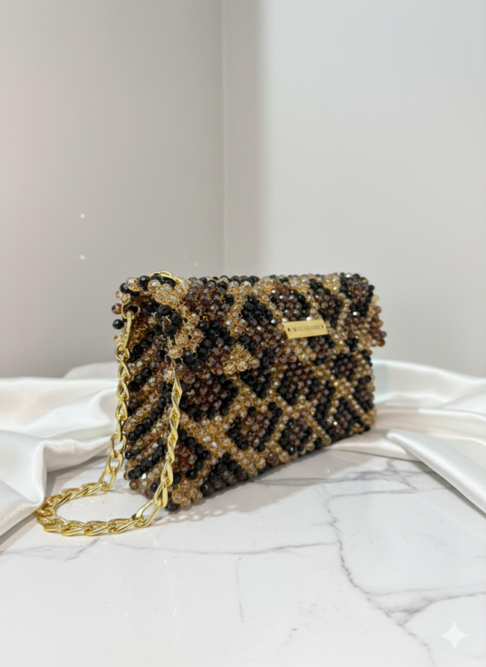 Honey Tiger Swirl – Special Edition Crystal Bag