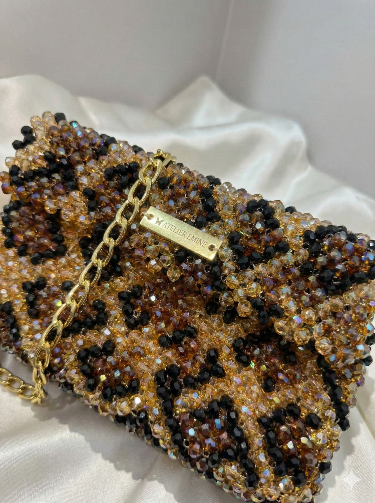 Honey Tiger Swirl – Special Edition Crystal Bag