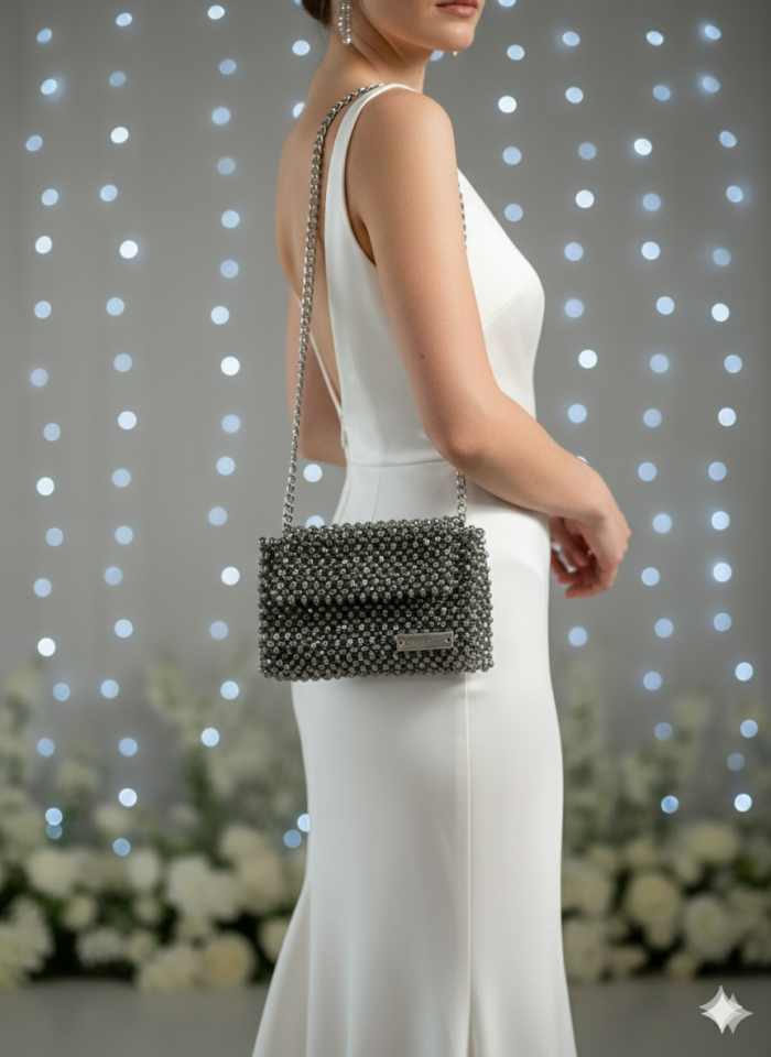 Shadow Pearl – Özel Üretim Kristal Çanta