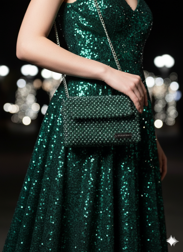 Mint Jewel Gelato – Özel Üretim Kristal Çanta