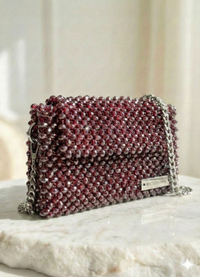 Ruby Cherry Gelato – Özel Üretim Kristal Çanta