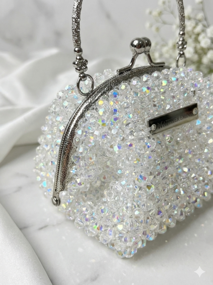 Champagne Soufflé – Özel Üretim Kristal Çanta