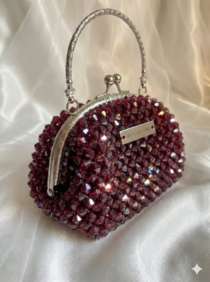 Pomegranate Dream – Özel Üretim Kristal Çanta