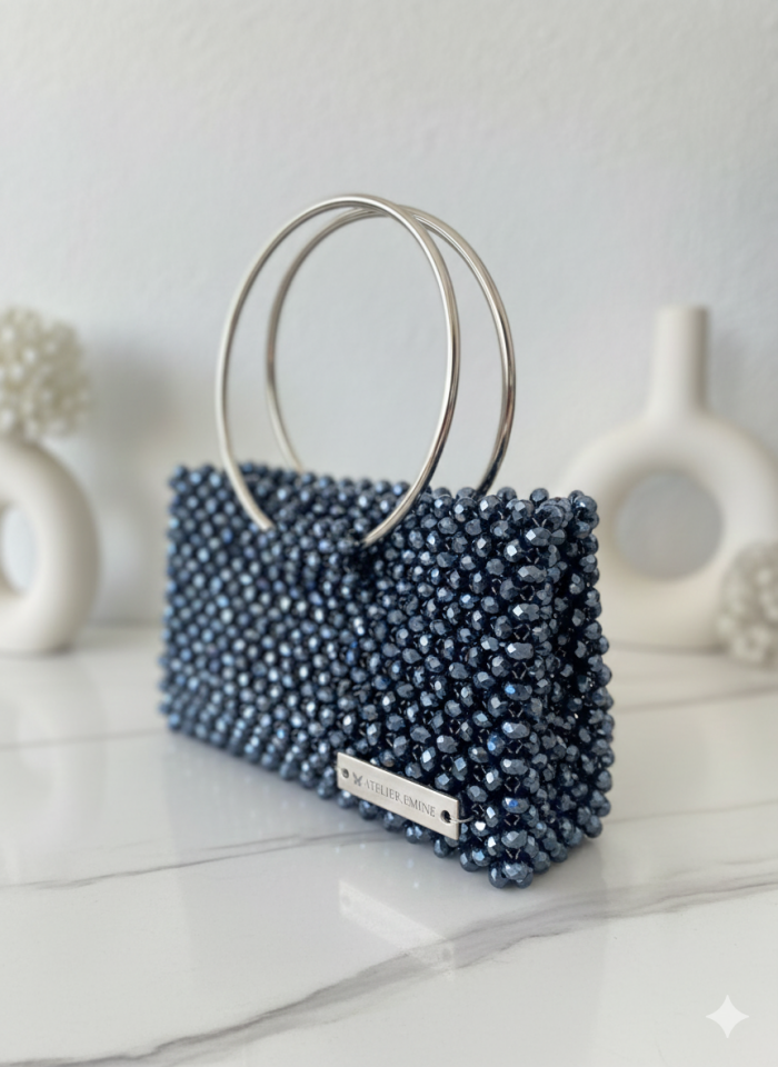 Graphite Cream – Özel Üretim Kristal Çanta